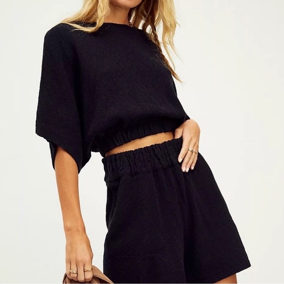 Free People Black Shorts - Picture 1 of 2